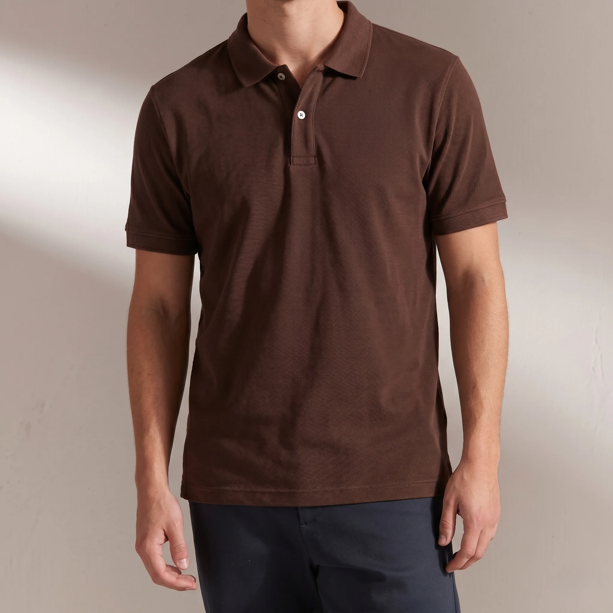 Jacquard polo T-shirt - Image 12