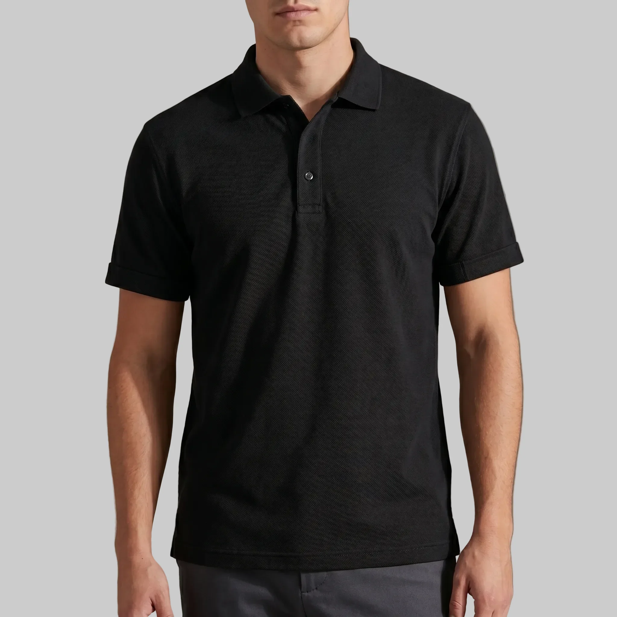 Jacquard polo T-shirt - Image 13