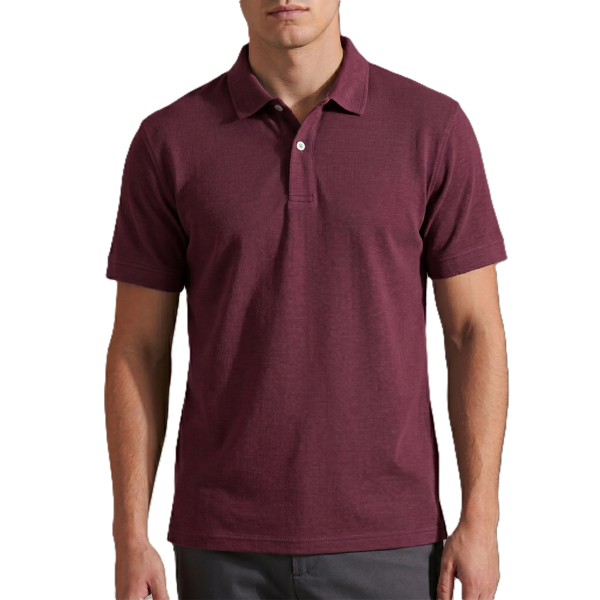 Jacquard polo T-shirt - Image 15