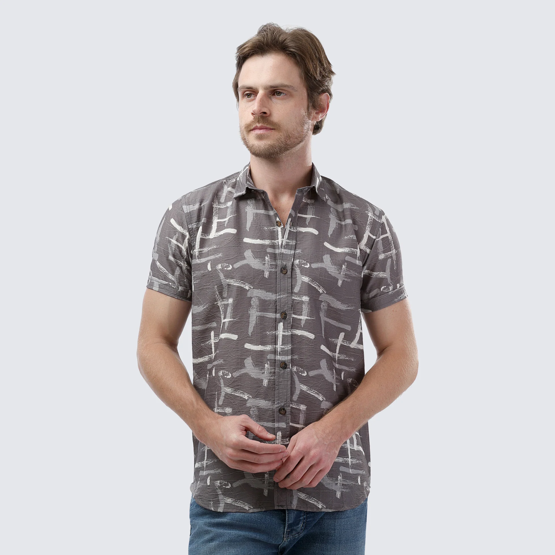 Huawie Half-Sleeve Shirt - Image 16
