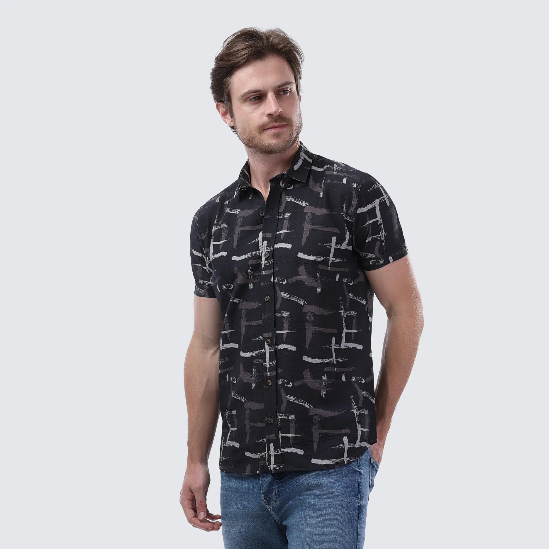 Huawie Half-Sleeve Shirt - Image 17
