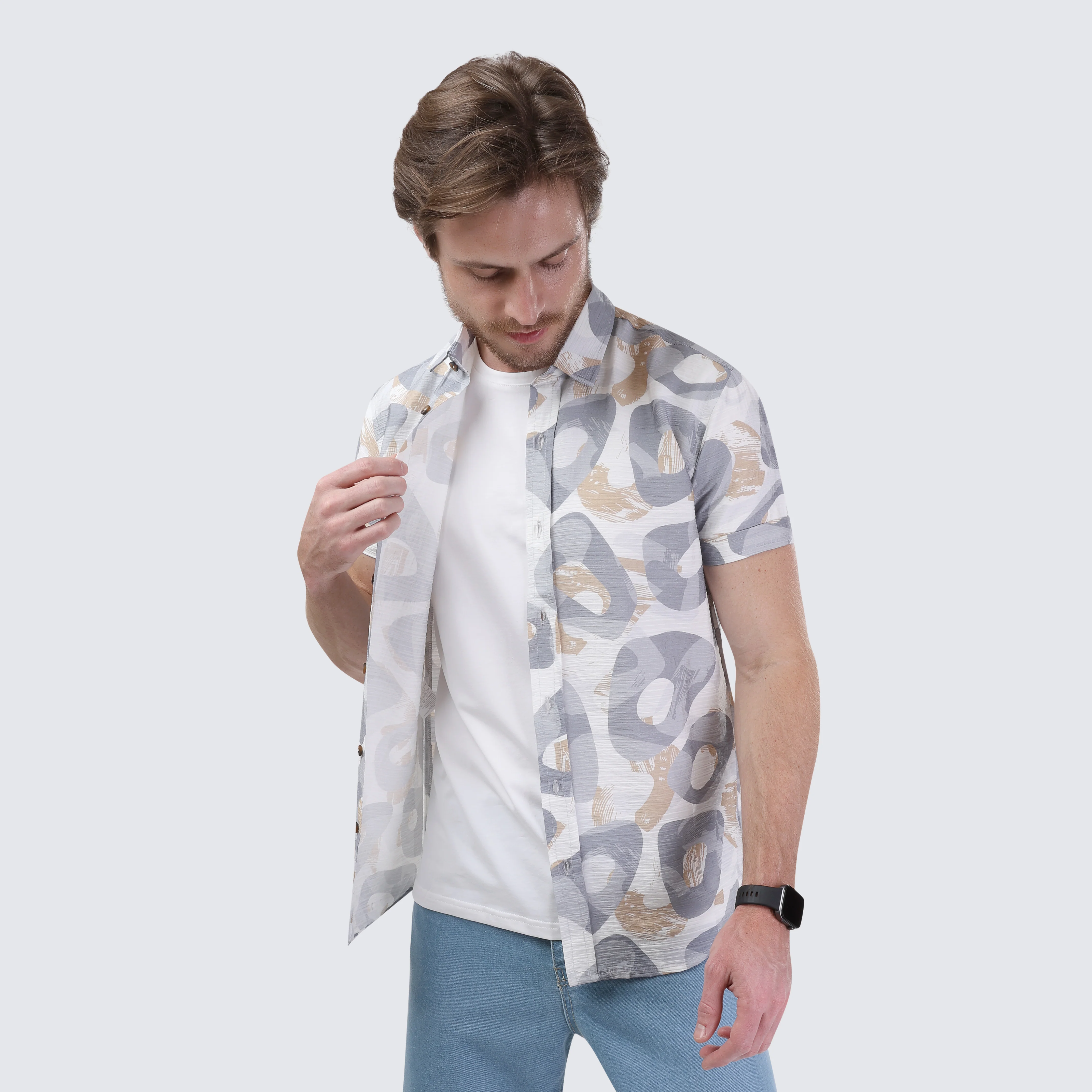 Huawie Half-Sleeve Shirt - Image 3
