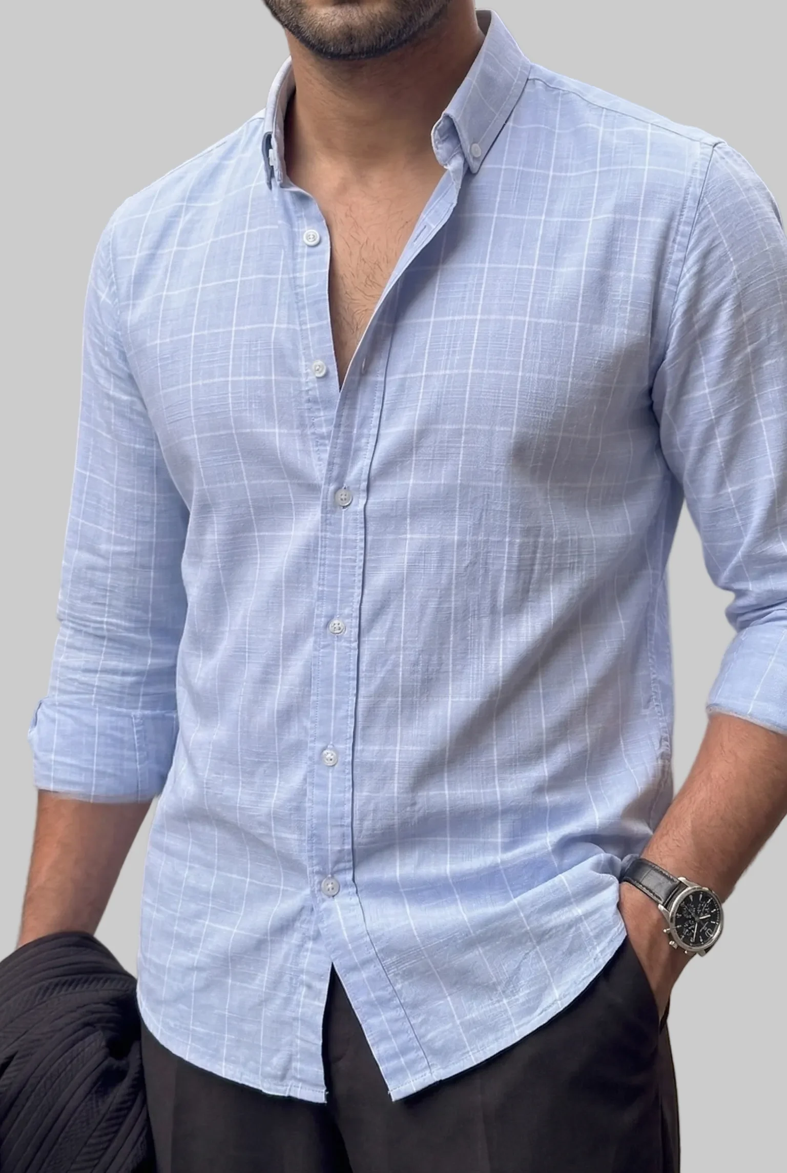 Plaid Shirt Big Square - Image 3