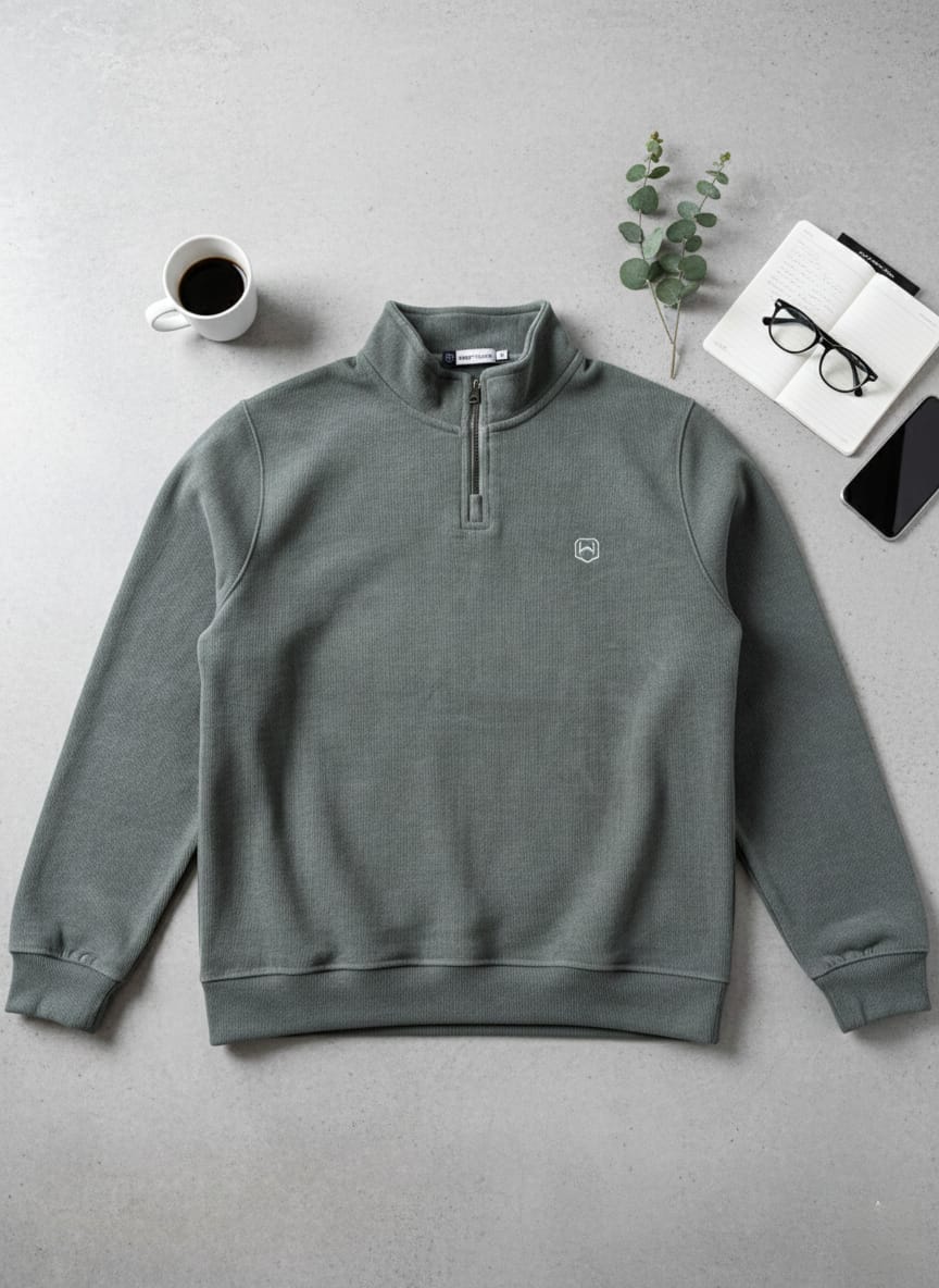 Quarter Zip Sweatshirt - Image 8